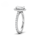 Oval Diamond Halo & Band Engagement Ring  AAC00047