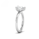 Pear Diamond Hidden Halo Engagement Ring  AAC00046