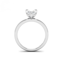 Pear Diamond Plain Band Engagement Ring AAC00099
