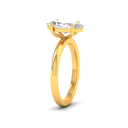 Marquise Diamond Plain Band Engagement Ring AAC00094