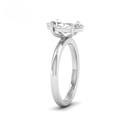 Marquise Diamond Plain Band Engagement Ring AAC00094