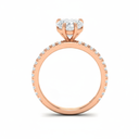  Heart Diamond Band Engagement Ring  AAC00081