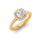 Cushion Diamond Halo Engagement Ring AAC00114