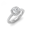 Cushion Diamond Halo Engagement Ring AAC00114