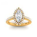 Marquise Diamond Halo Engagement Ring AAC00031
