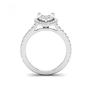 Pear Diamond Halo Engagement Ring AAC00006