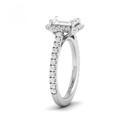 Radiant Diamond Halo Engagement Ring AAC00088