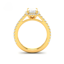 Radiant Diamond Halo Engagement Ring AAC00088