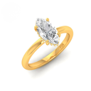 Marquise Diamond Hidden Halo Engagement Ring AAC00091