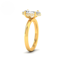 Marquise Diamond Hidden Halo Engagement Ring AAC00091