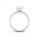 Radiant Diamond Hidden Halo Engagement Ring AAC00096