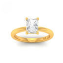 Radiant Diamond Hidden Halo Engagement Ring AAC00096