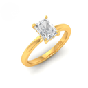 Radiant Diamond Hidden Halo Engagement Ring AAC00096
