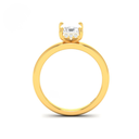 Radiant Diamond Hidden Halo Engagement Ring AAC00096