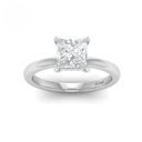 Princess Diamond Hidden Halo Engagement Ring AAC00092