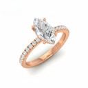 Marquise Diamond Band Engagement Ring  AAC00017