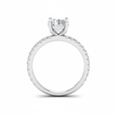 Round Diamond Band Engagement Ring AAC00002
