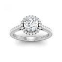 Round Diamond Halo Engagement Ring AAC00085