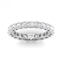 AAC00115  Round Cut Full Wedding Band