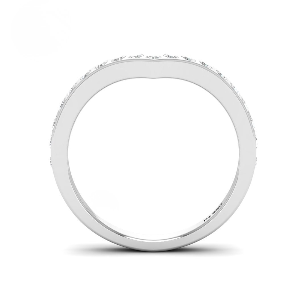 Round Cut Diamond Wedding Band AAC00095