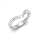Round Cut Diamond Wedding Band AAC00095