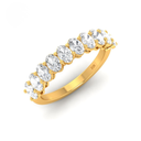 1.50 Ct Oval cut wedding band  AAC00033