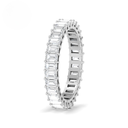   Emerald cut wedding band 3.00 Ct AAC00138