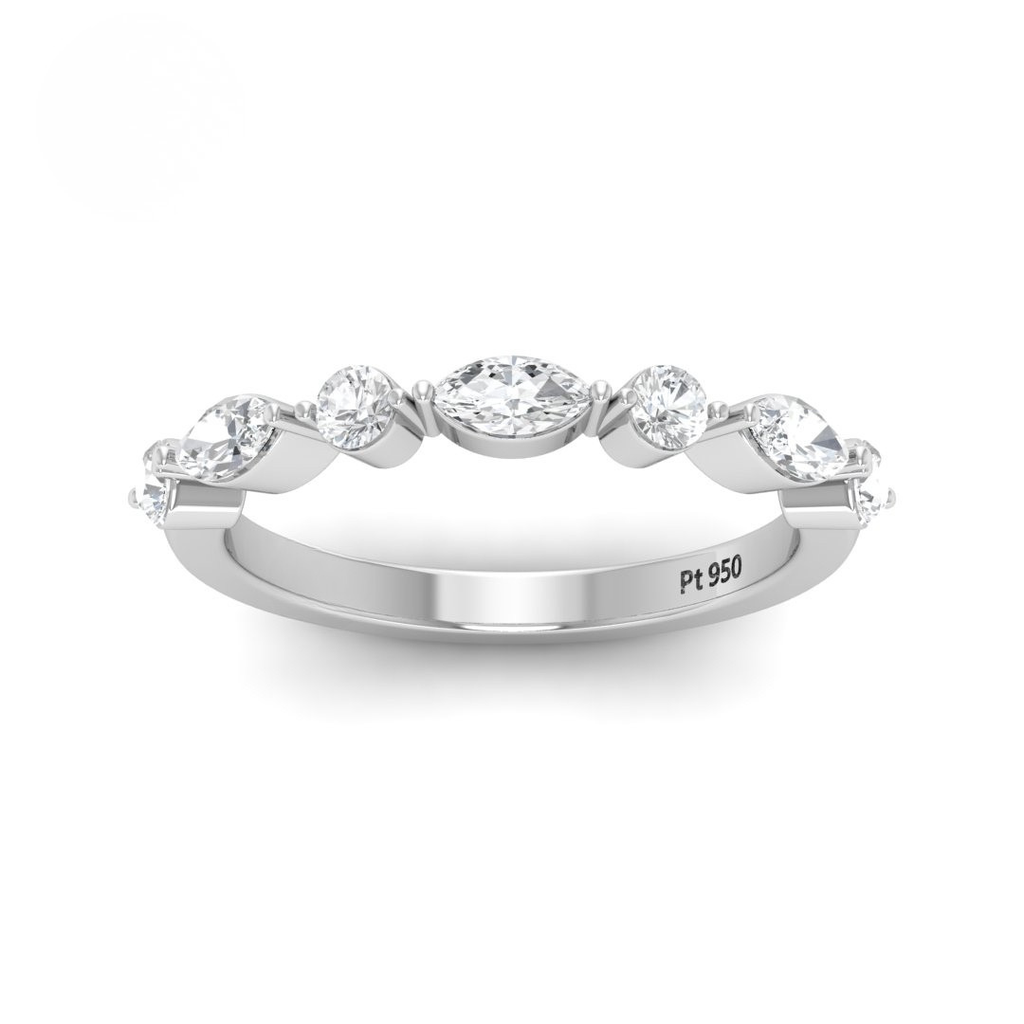 2 stone Diamond wedding Band AAC00140