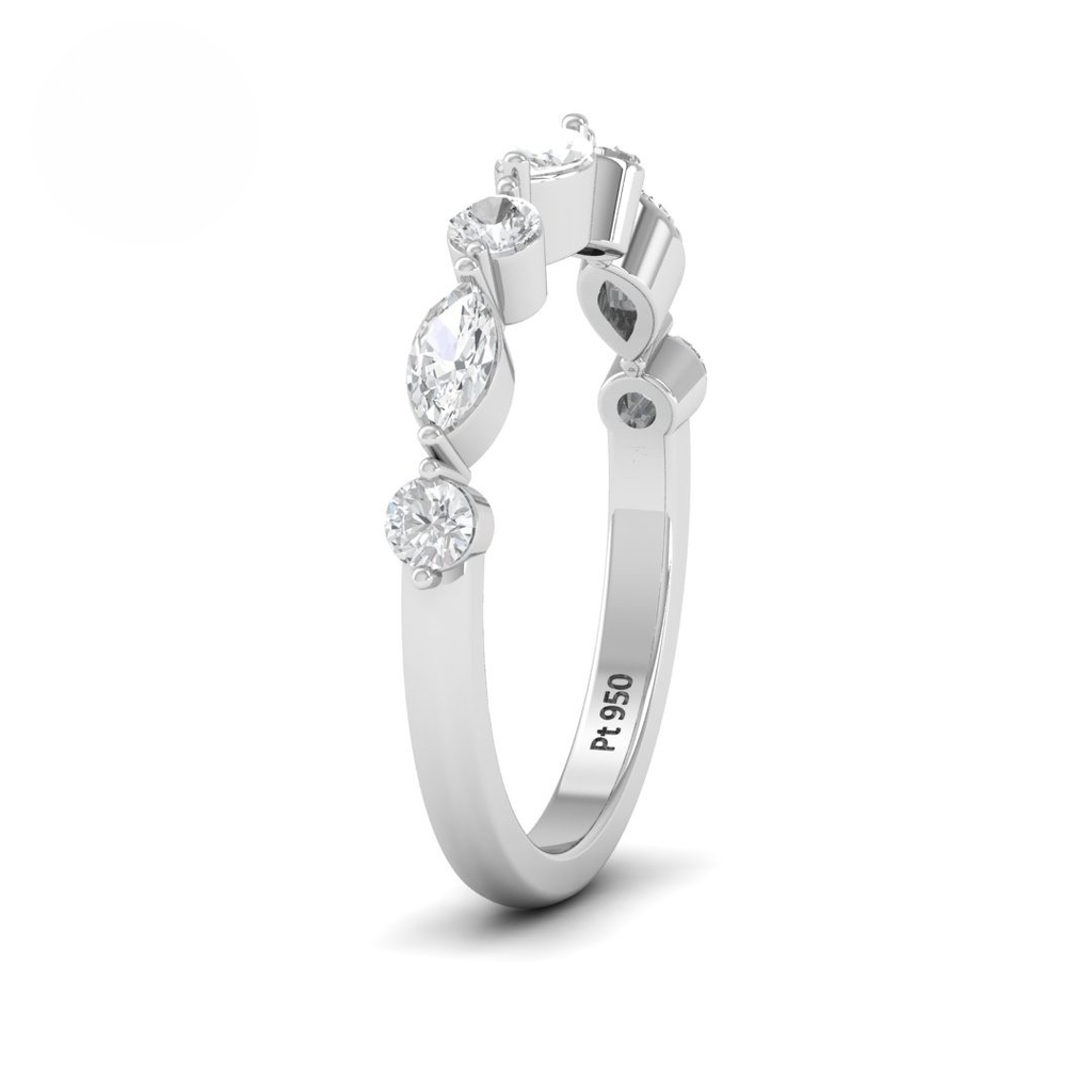 2 stone Diamond wedding Band AAC00140