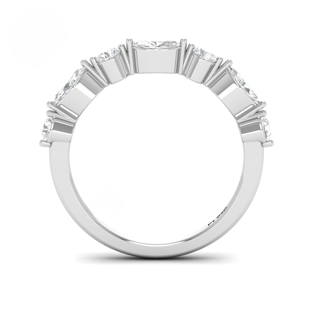 2 stone Diamond wedding Band AAC00140
