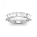 Emerald cut Diamond Wedding Band AAC00141