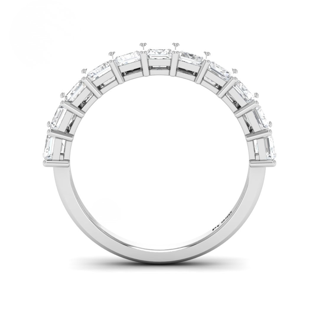 Emerald cut Diamond Wedding Band AAC00141