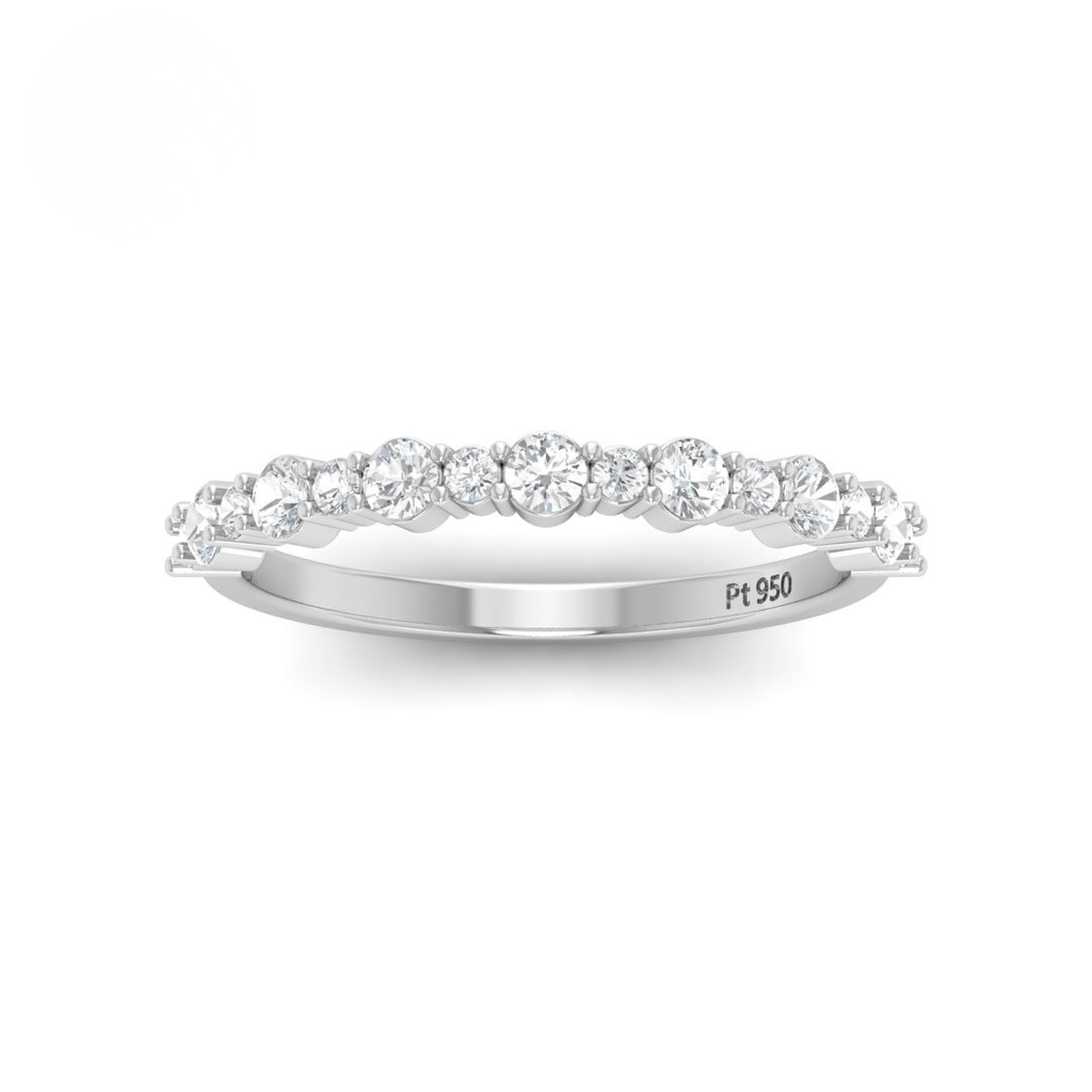 Round Cut Diamond Wedding Band AAC00142