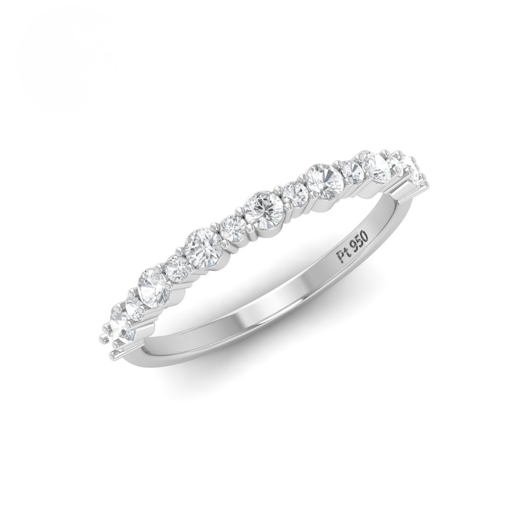 Round Cut Diamond Wedding Band AAC00142