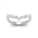 2 stone Cut Diamond Wedding Band AAC00144