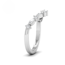 2 stone Cut Diamond Wedding Band AAC00144
