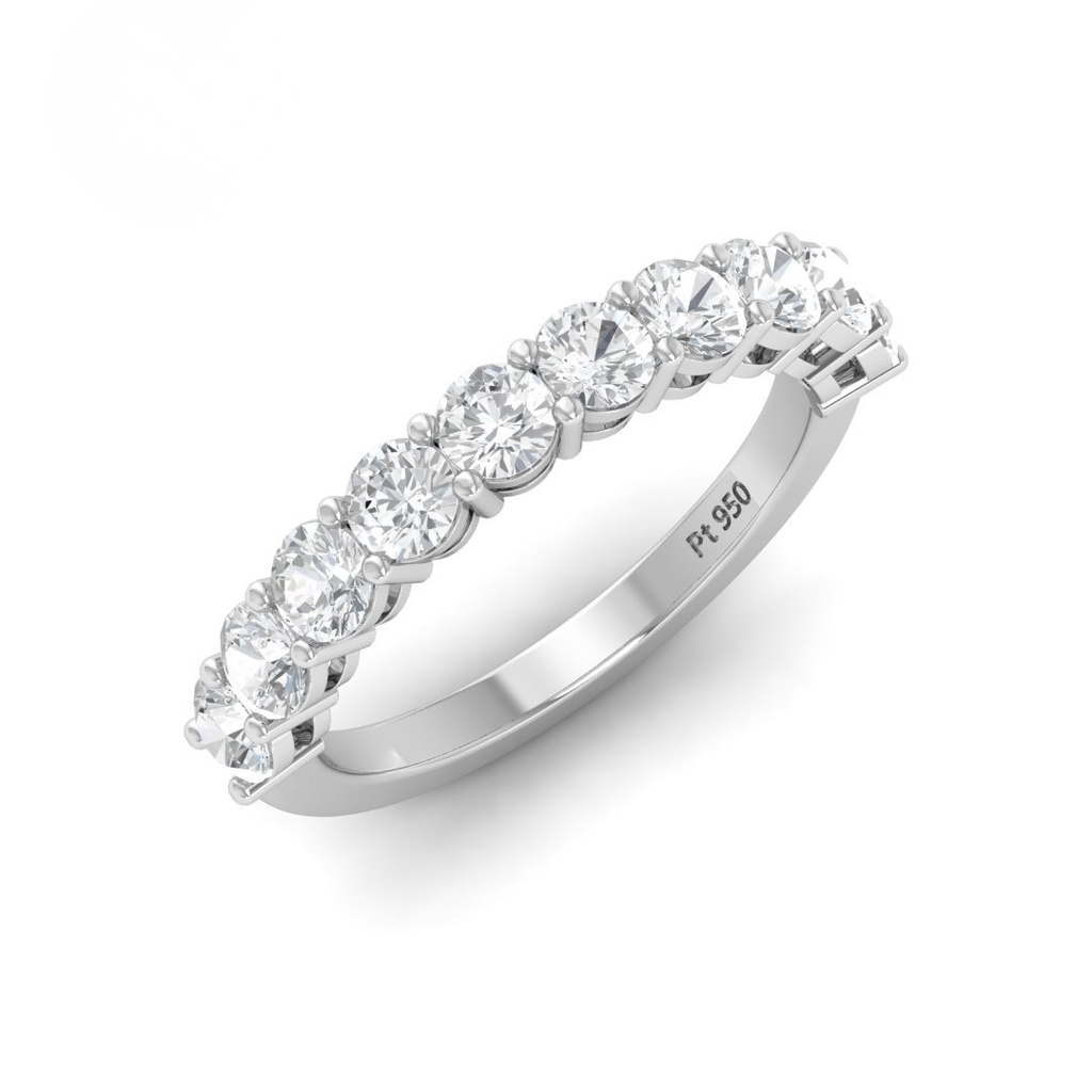 Round cut wedding band 1.50 Ct  AAC00153