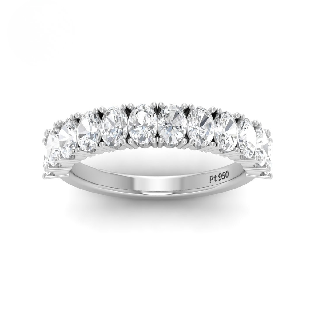 Oval Cut Diamond Band AAC00156