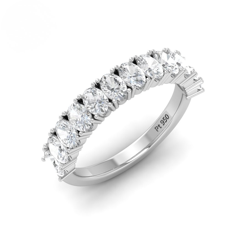 Oval Cut Diamond Band AAC00156