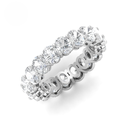  Oval cut wedding band 5.00 Ct  AAC00157