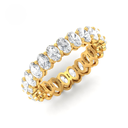 Oval cut wedding band 3.00 Ct AAC00158