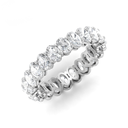 Oval cut wedding band 3.00 Ct AAC00158