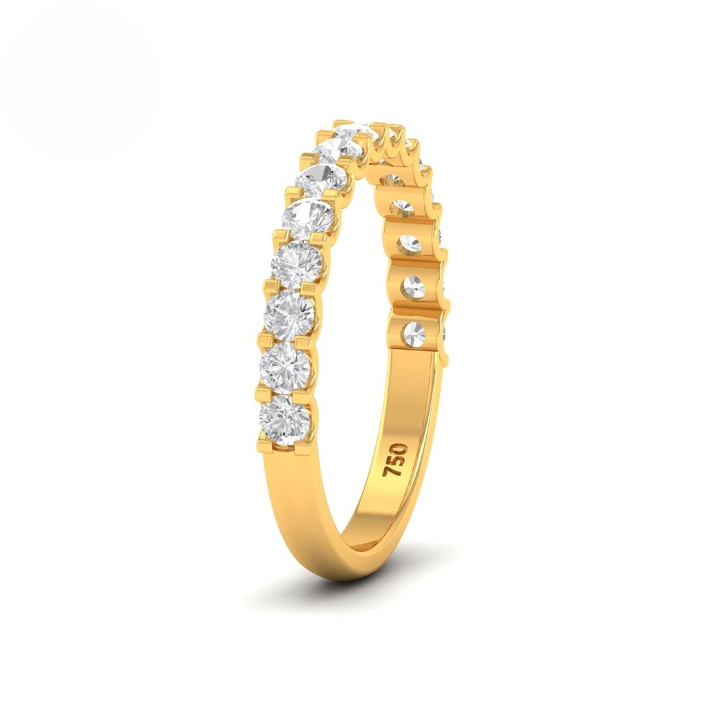  Round Cut Diamond Wedding Band AAC00160