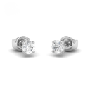  1.00ct ( 0.50ct each ear) total diamond weight stud mounts with push backs