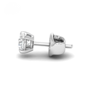  1.00ct ( 0.50ct each ear) total diamond weight stud mounts with push backs