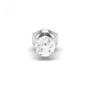 2.00ct ( 1.00ct each ear) total diamond weight stud mounts with push backs