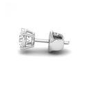 2.00ct ( 1.00ct each ear) total diamond weight stud mounts with push backs