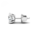4.00ct ( 2.00ct each ear) total diamond weight stud mounts with push backs