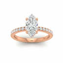 Marquise Diamond Band Engagement Ring  AAC00017