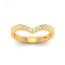 Round Cut Diamond Wedding Band AAC00095